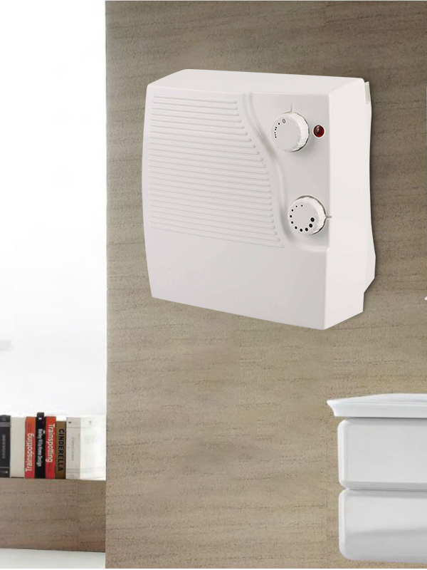 HBH-2004C Ayarlanabilir Termostat Enerji Tasarruflu Duvara Monte Banyo Fan Isıtıcı